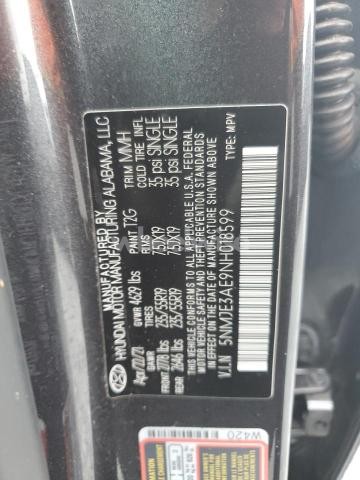 Photo 12 of 2022 HYUNDAI TUCSON LIMITED (VIN 5NMJE3AE9NH018599)