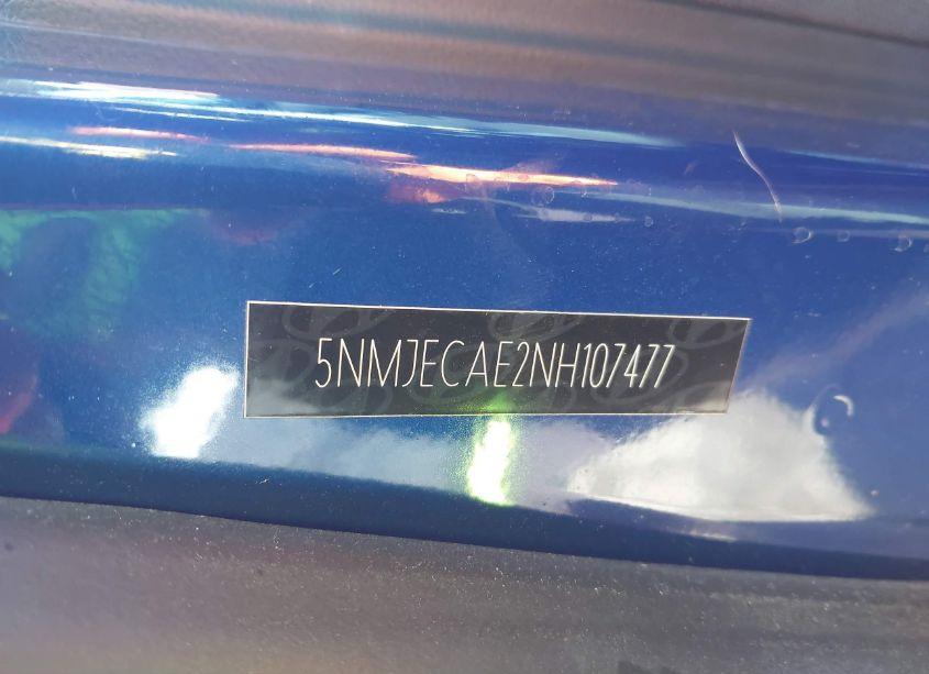 Photo 9 of 2022 Hyundai Tucson LIMITED (VIN 5NMJECAE2NH107477)