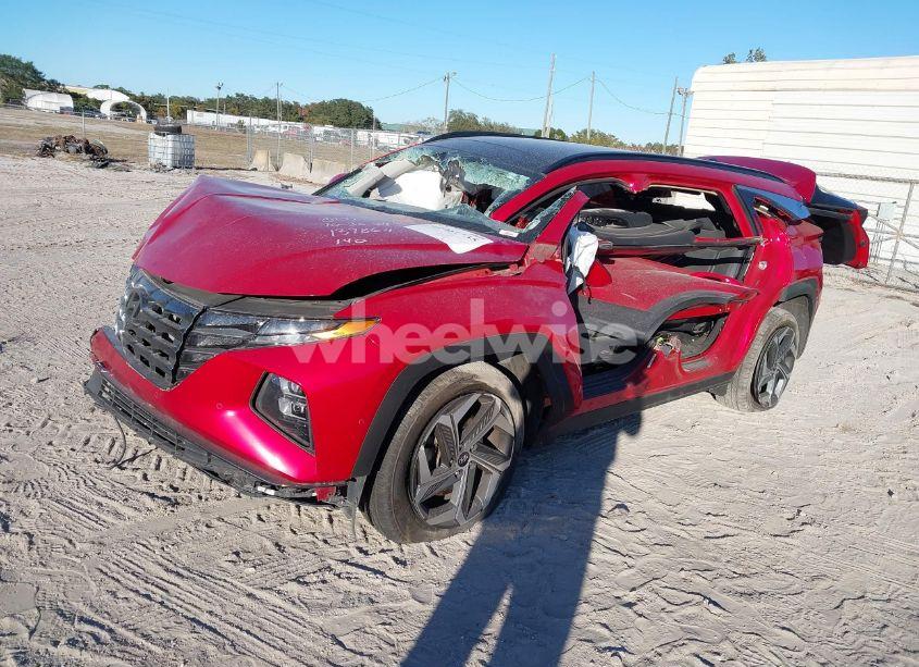 Photo 2 of 2022 Hyundai Tucson LIMITED (VIN 5NMJECAE2NH154153)