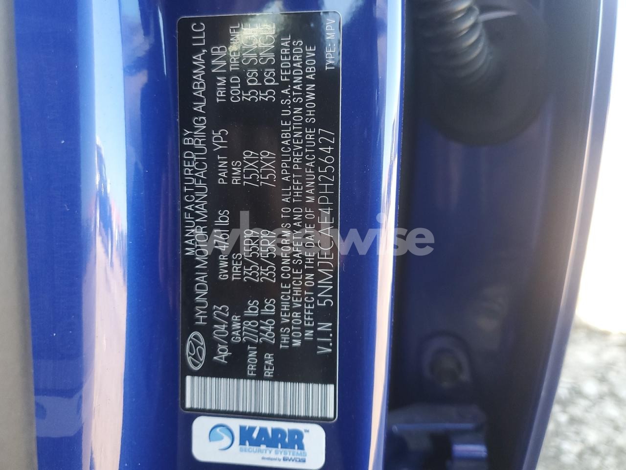 Photo 12 of 2023 HYUNDAI TUCSON LIMITED (VIN 5NMJECAE4PH256427)