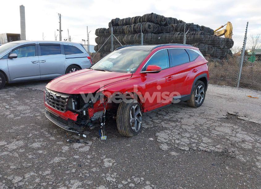 Photo 2 of 2023 Hyundai Tucson LIMITED (VIN 5NMJECAE9PH180414)