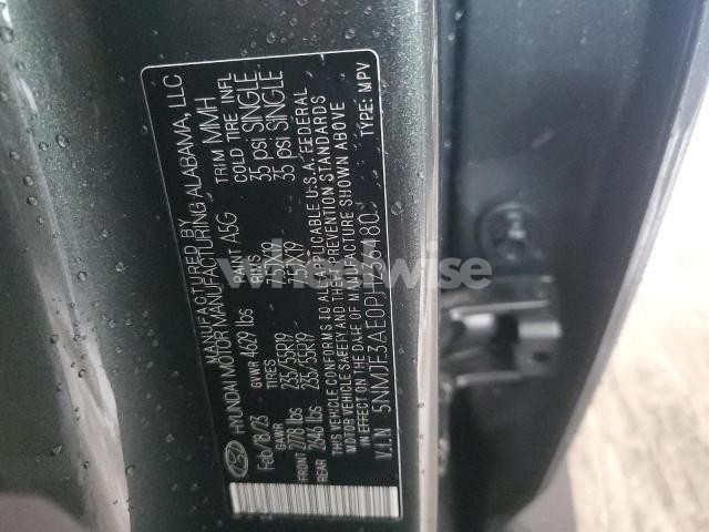 Photo 9 of 2023 HYUNDAI TUCSON SEL (VIN 5NMJF3AE0PH236480)