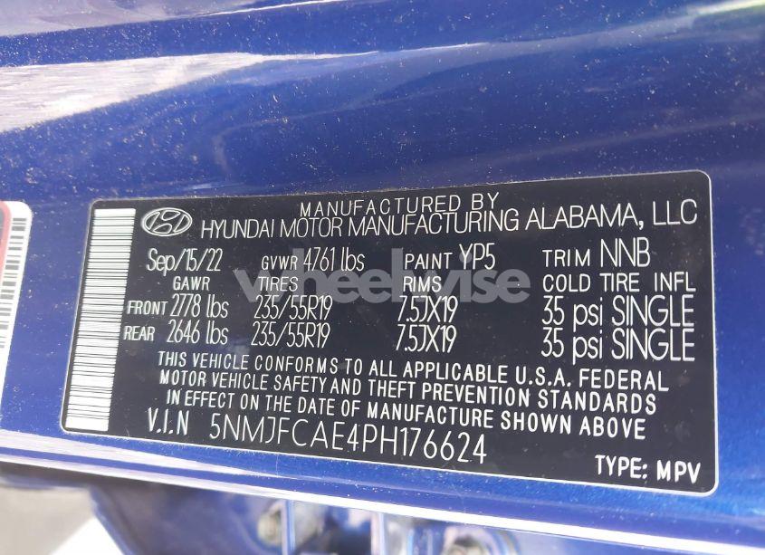 Photo 9 of 2023 Hyundai Tucson SEL (VIN 5NMJFCAE4PH176624)