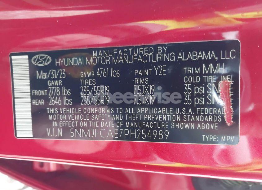 Photo 9 of 2023 Hyundai Tucson SEL (VIN 5NMJFCAE7PH254989)