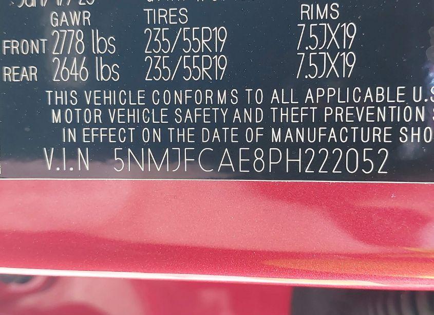 Photo 9 of 2023 Hyundai Tucson SEL (VIN 5NMJFCAE8PH222052)