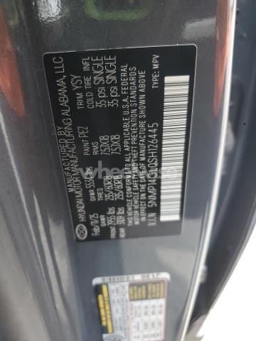 Photo 13 of 2025 HYUNDAI SANTA FE SE (VIN 5NMP14GL0SH126445)