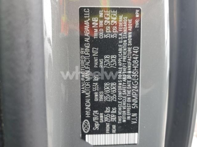 Photo 4 of 2025 HYUNDAI SANTA FE SEL (VIN 5NMP24GL3SH084740)