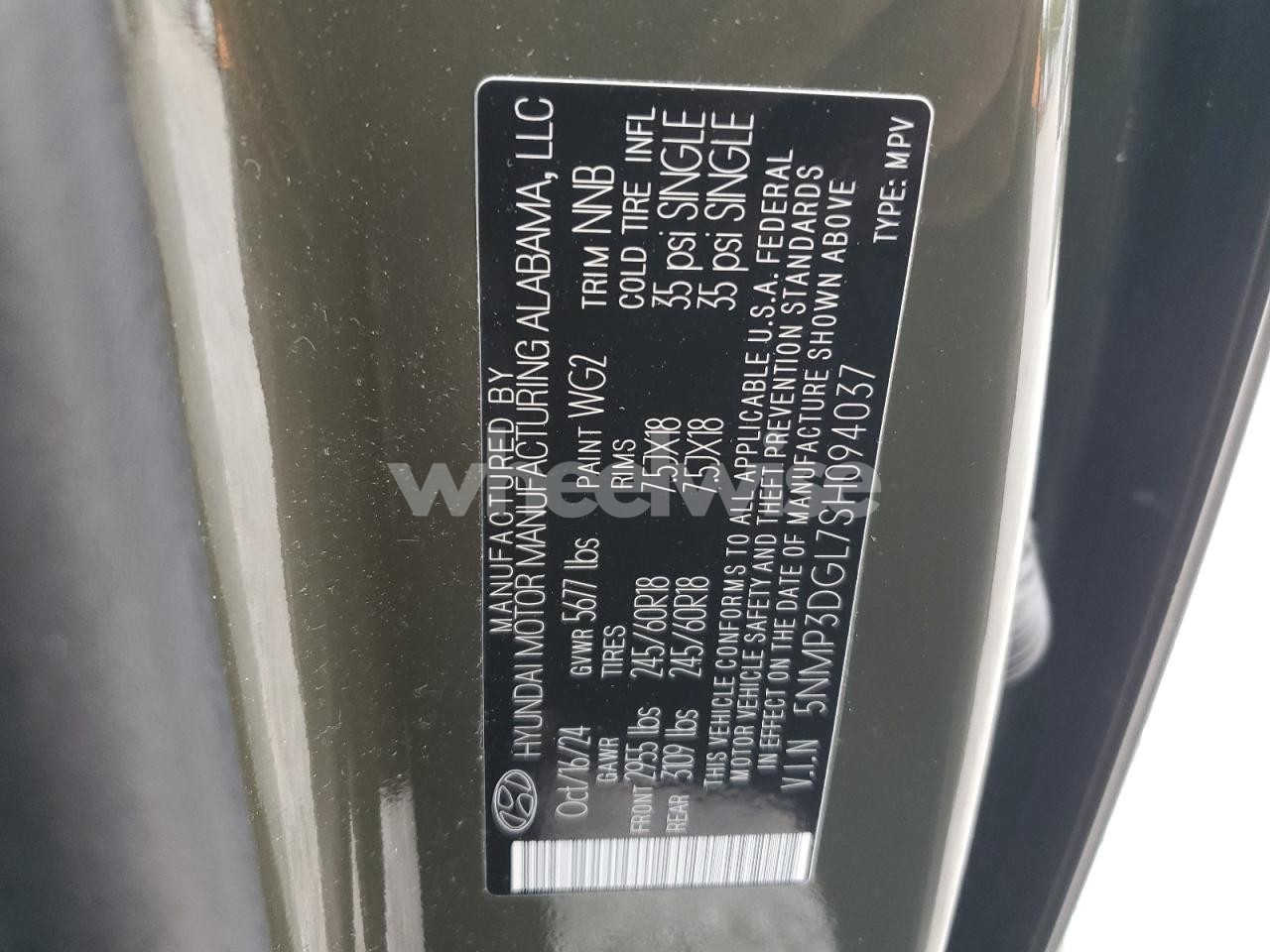 Photo 13 of 2025 HYUNDAI SANTA FE XRT (VIN 5NMP3DGL7SH094037)