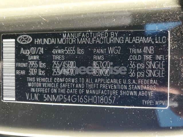 Photo 7 of 2025 HYUNDAI SANTA FE CALLIGRAPHY (VIN 5NMP54G16SH018057)