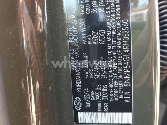 Photo 9 of 2024 HYUNDAI SANTA FE CALLIGRAPHY (VIN 5NMP54GL4RH052560)