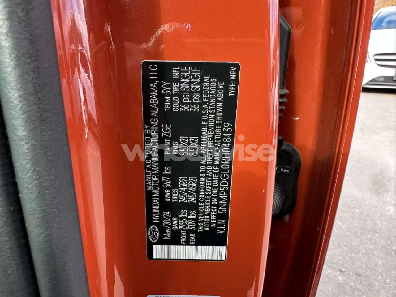 Photo 10 of 2024 HYUNDAI SANTA FE CALLIGRAPHY (VIN 5NMP5DGL0RH048439)