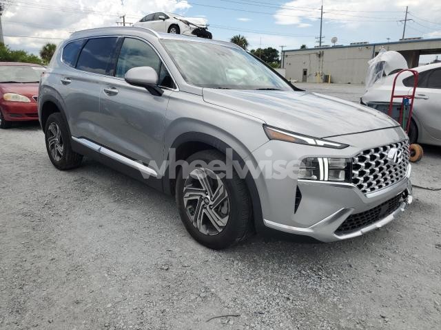 Photo 5 of 2022 HYUNDAI SANTA FE SEL (VIN 5NMS24AJXNH475213)