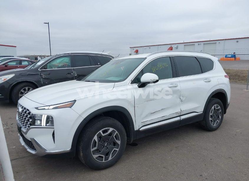 Photo 2 of 2023 Hyundai Santa FE HYBRID BLUE (VIN 5NMS2DA18PH023232)