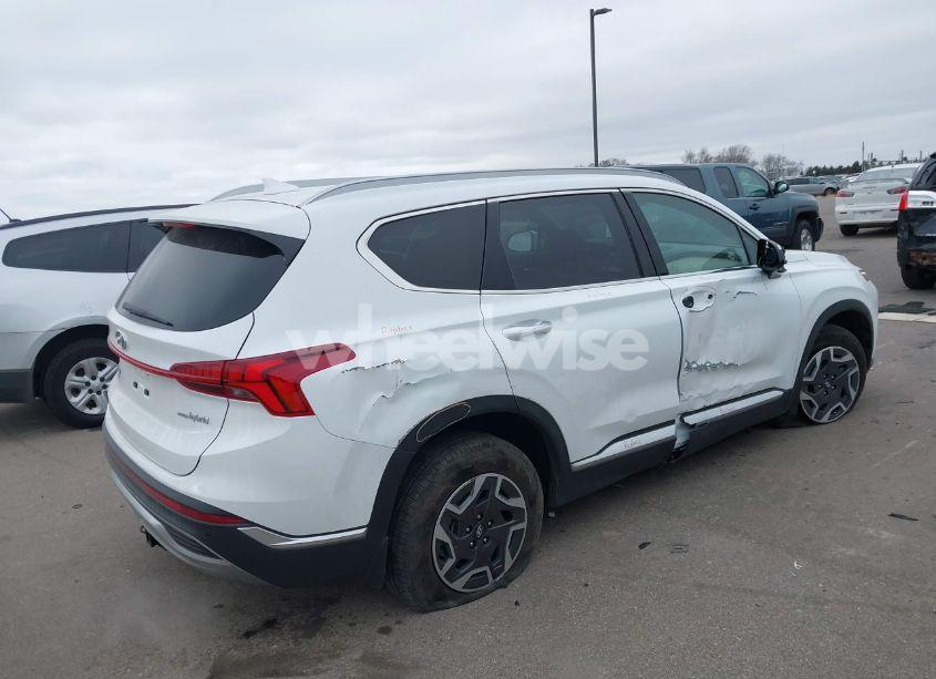 Photo 4 of 2023 Hyundai Santa FE HYBRID BLUE (VIN 5NMS2DA18PH023232)