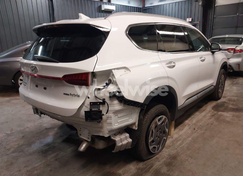 Photo 4 of 2023 Hyundai Santa FE HYBRID BLUE (VIN 5NMS2DA19PH001739)