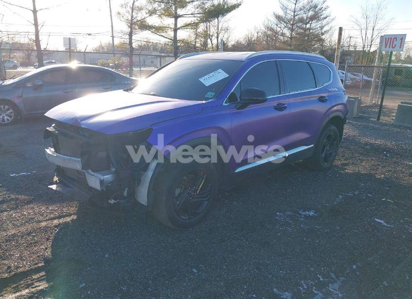 Photo 2 of 2022 Hyundai Santa FE SEL (VIN 5NMS2DAJ3NH410199)