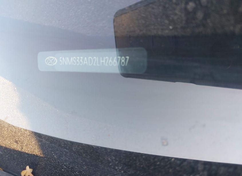 Photo 9 of 2020 Hyundai Santa FE SEL (VIN 5NMS33AD2LH266787)