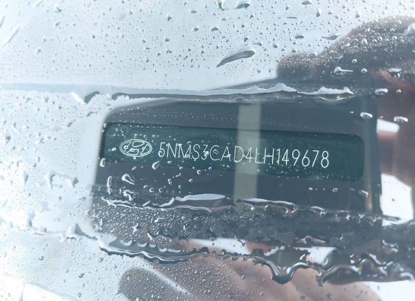 Photo 9 of 2020 Hyundai Santa FE SEL (VIN 5NMS3CAD4LH149678)