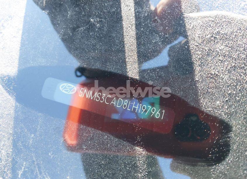 Photo 9 of 2020 Hyundai Santa FE SEL (VIN 5NMS3CAD8LH197961)