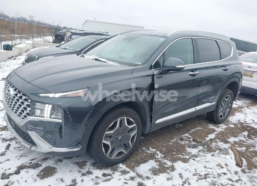 Photo 2 of 2023 Hyundai Santa FE HYBRID SEL PREMIUM (VIN 5NMS3DA13PH014726)