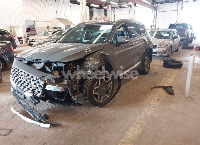 Photo 2 of 2023 Hyundai Santa FE HYBRID SEL PREMIUM (VIN 5NMS3DA1XPH015436)