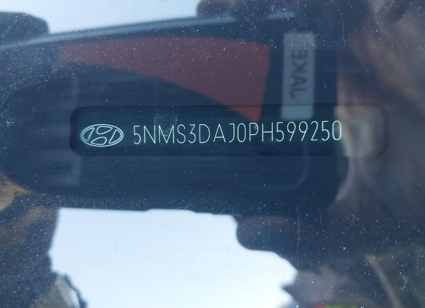 Photo 9 of 2023 Hyundai Santa FE SEL (VIN 5NMS3DAJ0PH599250)