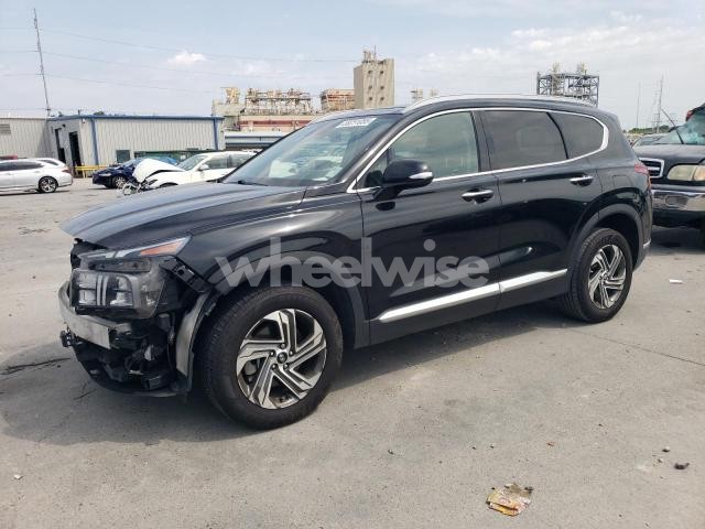 Photo 8 of 2022 HYUNDAI SANTA FE SEL (VIN 5NMS3DAJ1NH431629)