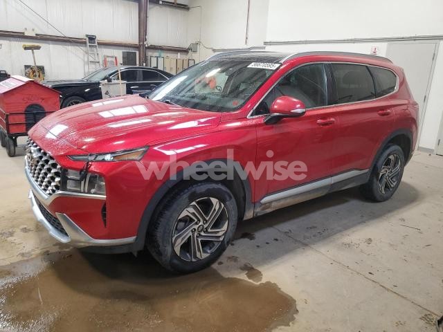 Photo 4 of 2021 HYUNDAI SANTA FE SEL (VIN 5NMS3DAJ2MH317623)