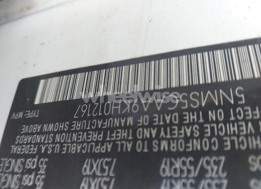 Photo 9 of 2019 Hyundai Santa FE ULTIMATE 2.0T (VIN 5NMS5CAA9KH012167)