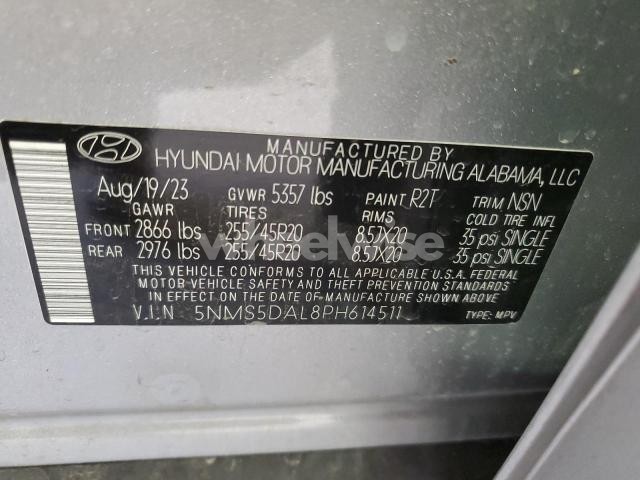 Photo 4 of 2023 HYUNDAI SANTA FE CALLIGRAPHY N/A (VIN 5NMS5DAL8PH614511)