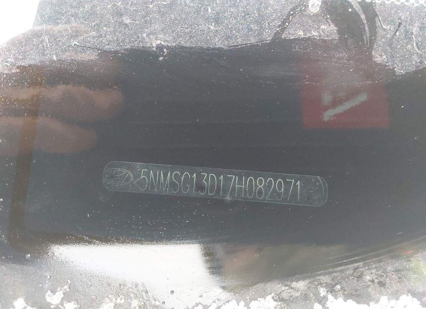 Photo 9 of 2007 Hyundai Santa FE GLS (VIN 5NMSG13D17H082971)