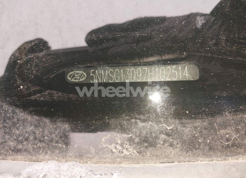 Photo 9 of 2007 Hyundai Santa FE GLS (VIN 5NMSG13D97H102514)