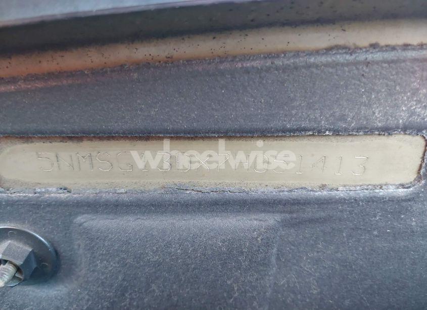 Photo 9 of 2007 Hyundai Santa FE GLS (VIN 5NMSG13DX7H051413)