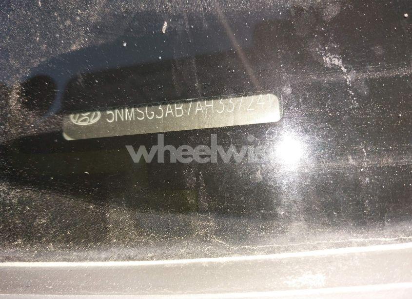 Photo 9 of 2010 Hyundai Santa FE GLS (VIN 5NMSG3AB7AH337241)