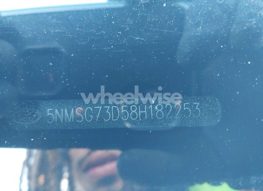 Photo 9 of 2008 Hyundai Santa FE GLS (VIN 5NMSG73D58H182253)