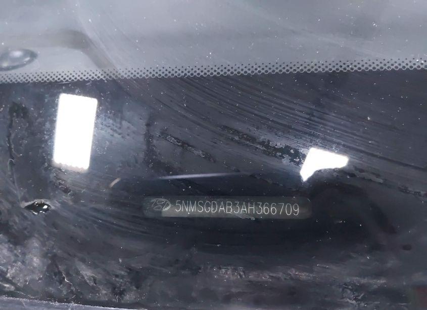 Photo 9 of 2010 Hyundai Santa FE GLS (VIN 5NMSGDAB3AH366709)