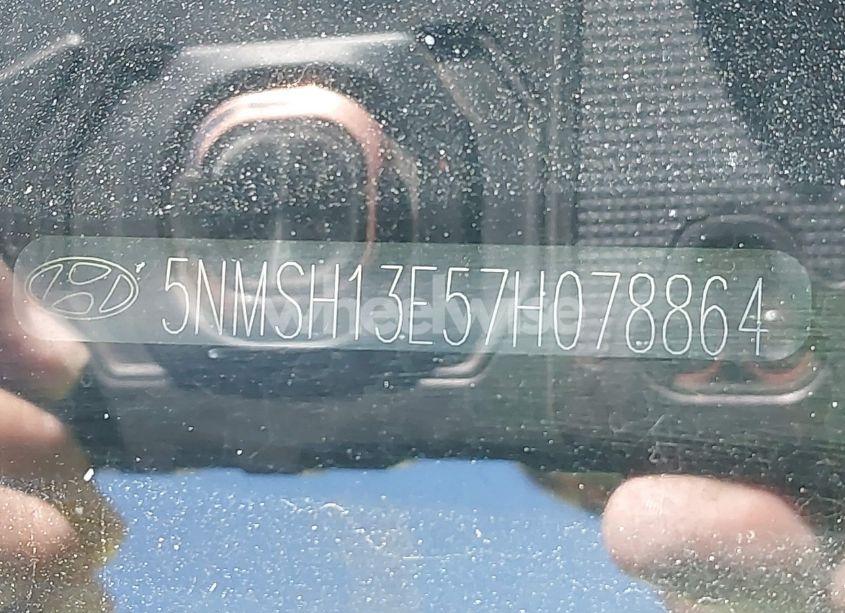 Photo 9 of 2007 Hyundai Santa FE LIMITED/SE (VIN 5NMSH13E57H078864)