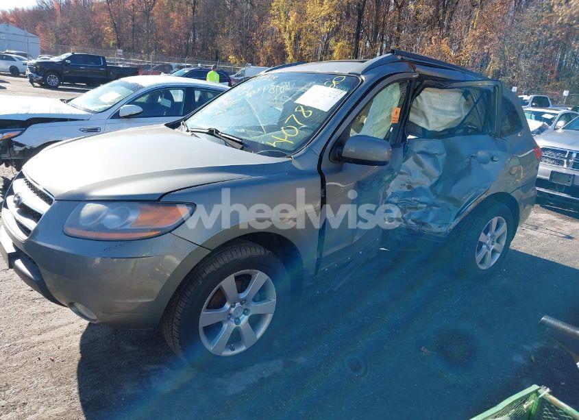 Photo 2 of 2008 Hyundai Santa FE LIMITED/SE (VIN 5NMSH73E18H204562)