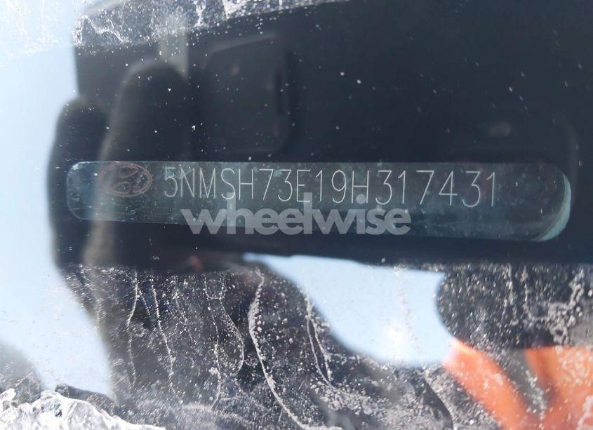 Photo 9 of 2009 Hyundai Santa FE SE (VIN 5NMSH73E19H317431)