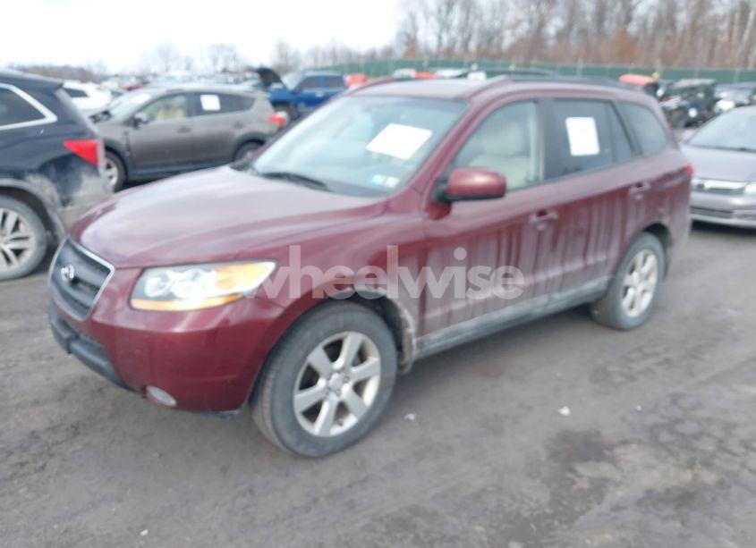 Photo 2 of 2008 Hyundai Santa FE LIMITED/SE (VIN 5NMSH73E48H168303)