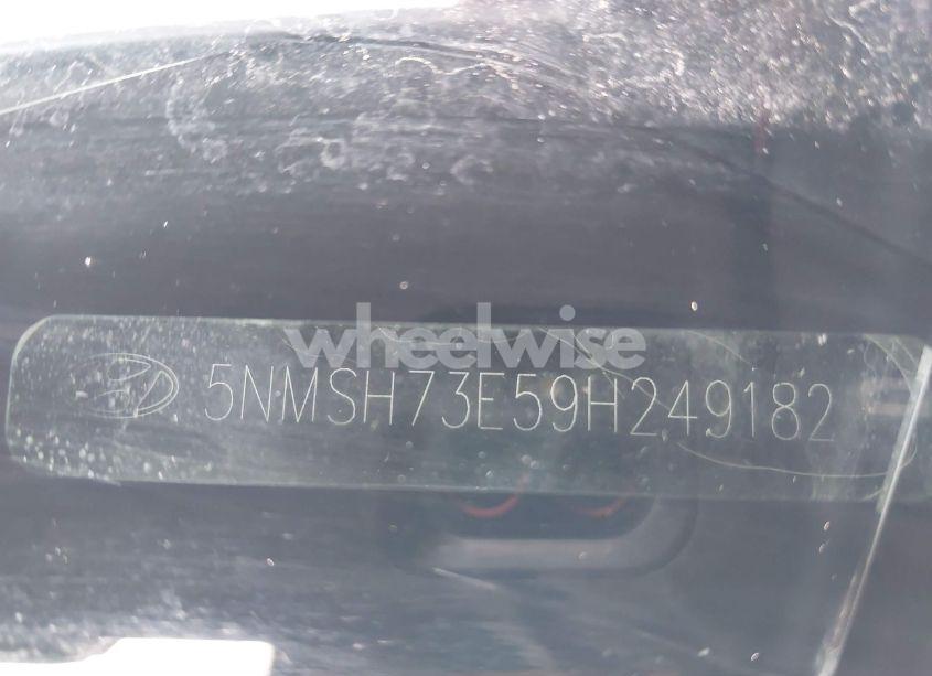 Photo 9 of 2009 Hyundai Santa FE SE (VIN 5NMSH73E59H249182)
