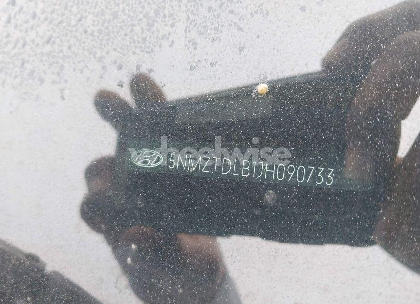 Photo 9 of 2018 Hyundai Santa FE SPORT 2.4L (VIN 5NMZTDLB1JH090733)