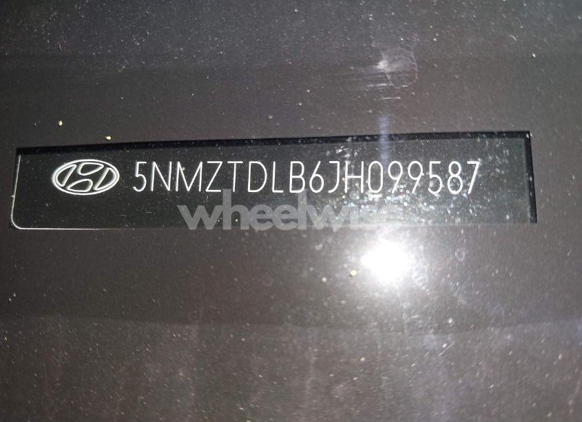 Photo 18 of 2018 Hyundai Santa FE SPORT 2.4L (VIN 5NMZTDLB6JH099587)