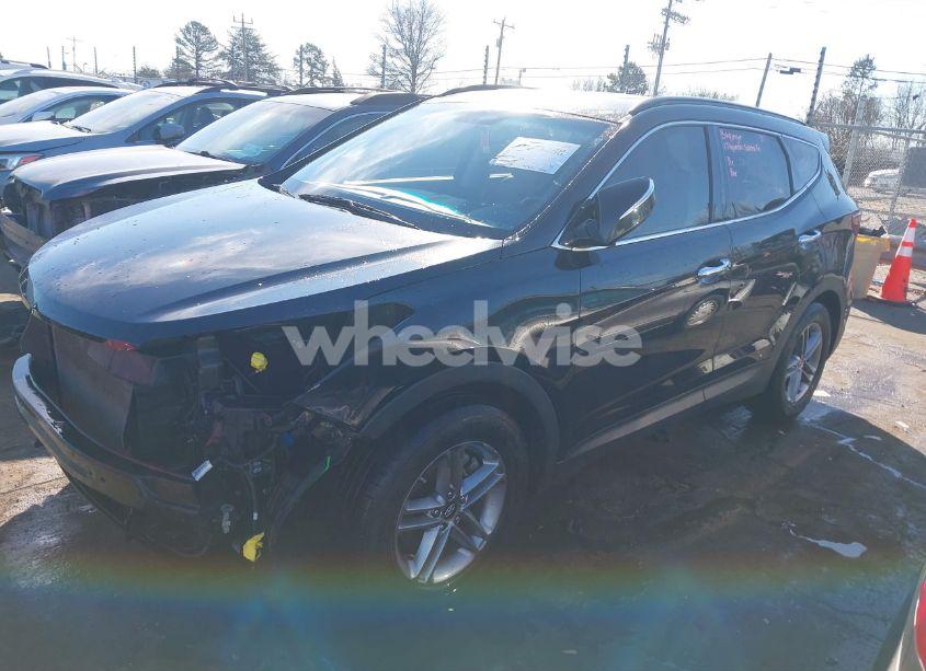 Photo 2 of 2017 Hyundai Santa FE SPORT 2.4L (VIN 5NMZU3LB5HH041620)