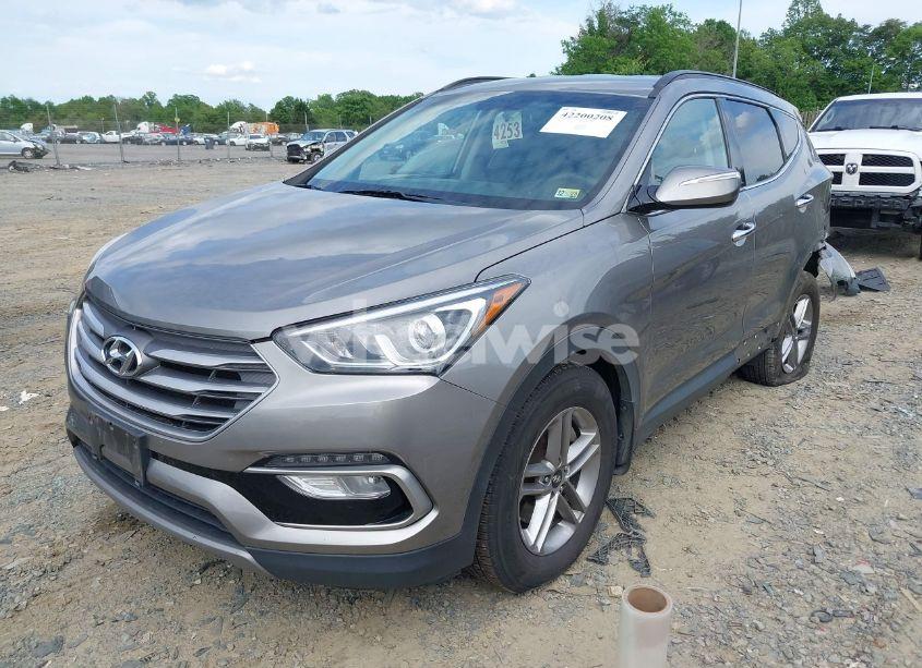 Photo 2 of 2018 Hyundai Santa FE SPORT 2.4L (VIN 5NMZUDLB4JH073857)