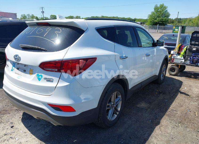 Photo 4 of 2017 Hyundai Santa FE SPORT 2.4L (VIN 5NMZUDLB9HH037110)