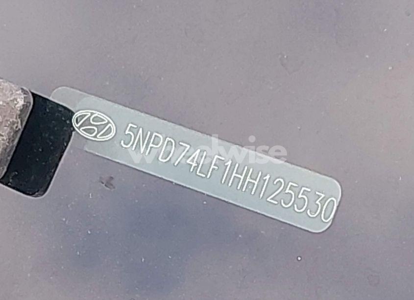 Photo 9 of 2017 Hyundai Elantra SE (VIN 5NPD74LF1HH125530)