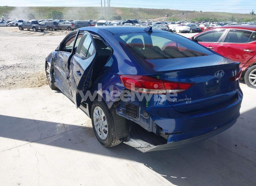 Photo 3 of 2017 Hyundai Elantra SE (VIN 5NPD74LF1HH186585)