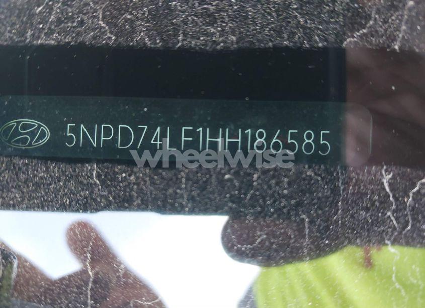 Photo 9 of 2017 Hyundai Elantra SE (VIN 5NPD74LF1HH186585)