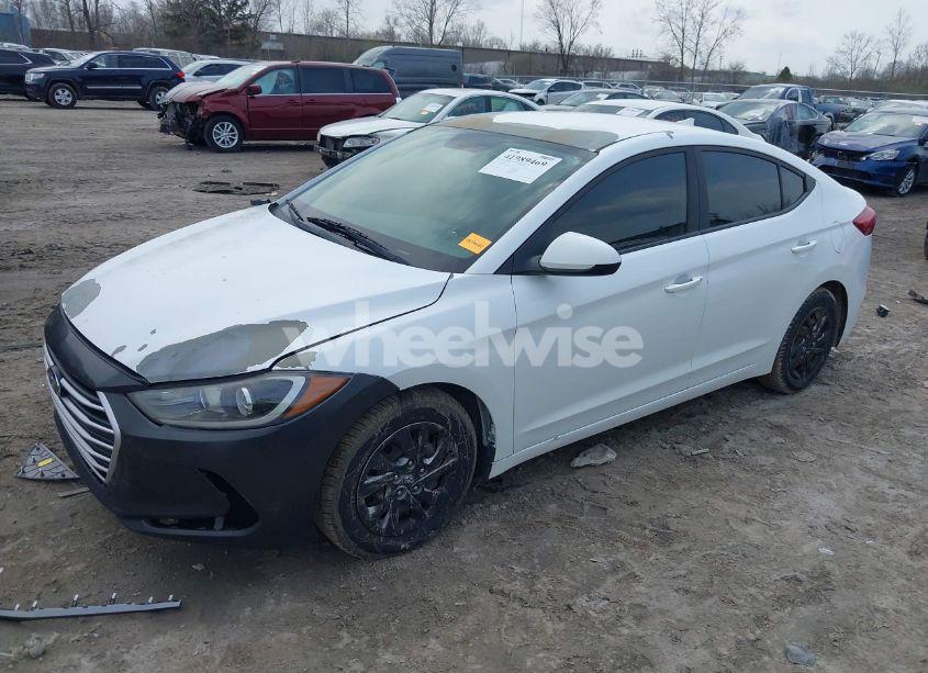 Photo 2 of 2017 Hyundai Elantra SE (VIN 5NPD74LF2HH143857)